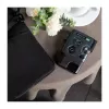 Momentānā drukas kamera Fujifilm Instax mini evo Cinema — 1/5 collu CMOS 2560×1920, attēls 62×46 mm, iebūvēta zibspuldze, melna