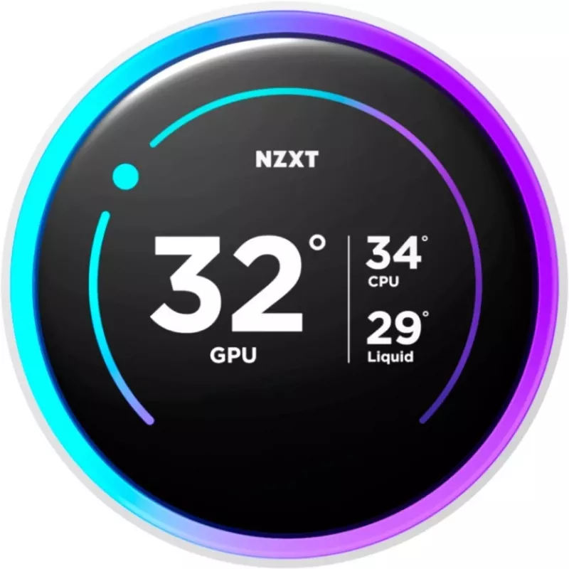 Nzxt RL-KR24E-W2 šķidruma dzesēšanas komplekts balts