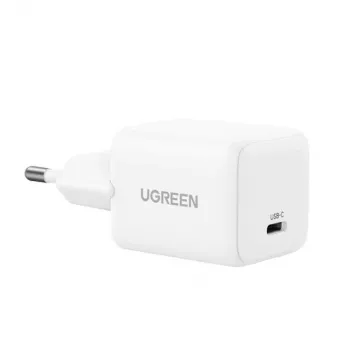 UGREEN Lādētājs Nexode N Series X513 30W GaN USB-C viena porta ātrais lādētājs, 100–240V, balts
