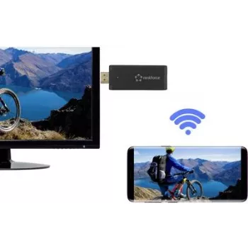 Renkforce renkCast 3 - Full HD - 1920 x 1080 pikseļi - 1080p - H.264, H.265 - HDMI - Wi-Fi 5 (802.11ac) (RF-3386052)
