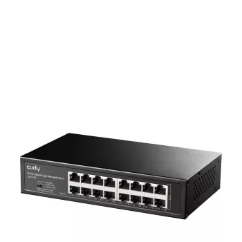 Slēdzis Cudy GS1016E 16-Port Gigabit Ethernet pārvaldāms slēdzis, 16× 10/100/1000 Mbps