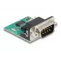 DeLOCK 90781 USB 2.0 uz RS-232 pārveidotājs, atkārtotājs, izolators, melns/zaļš