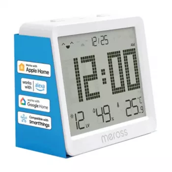 Meross MS130-EU viedais temperatūras un mitruma sensors — bezvadu vides monitors