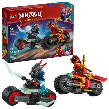 LEGO NINJAGO 71838 Kai motocikla ātruma sacīkste — 79 gabali, 2 minifigūras, 6+ gadi