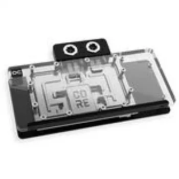 Grafikas karte Alphacool Core RX 9070 XT Taichi Caurspīdīgais Hroms ar aizmugures plāksni