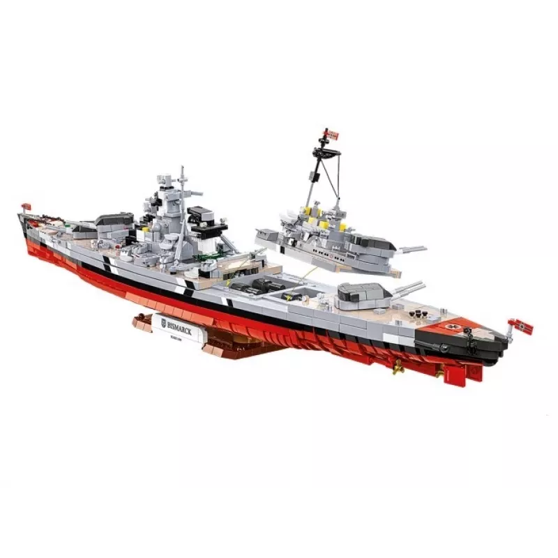 Konstruktors Cobi Kaujas kuģis Bismarck ar 3204 detaļām - Cobi CO BI-4860