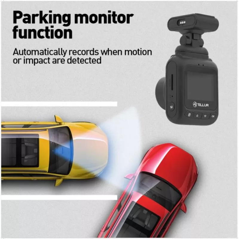 Dash Cam Tellur Dash Patrol DC1 FullHD 1080P Melns