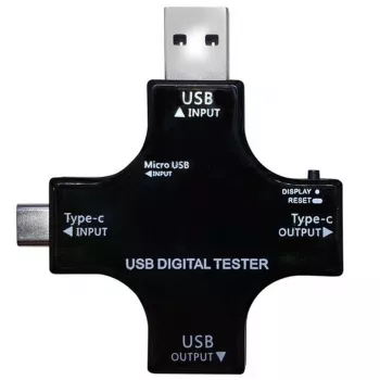 ALLNET USB-C jaudas mērītājs/sprieguma mērītājs ALL-USB-PM2