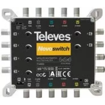 Satelītu multiswitch Televes 714502 5 ieejas 11 izejas