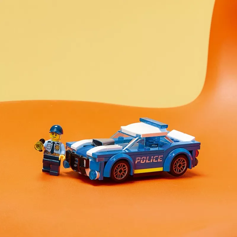 LEGO 60312 City Policijas Auto Būvēšanas Komplekts ar Policista Figūru, Bērniem no 5 Gadiem, Dāvanu Ideja, Piedzīvojumu Sērija