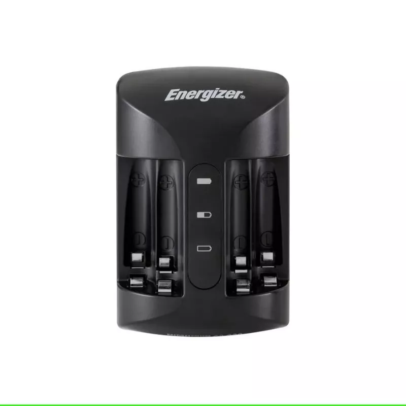 Bateriju lādētājs Energizer Pro Charger AC 4 sloti AA/AAA NiMH, 100–240V, iekļautas 2000 mAh baterijas