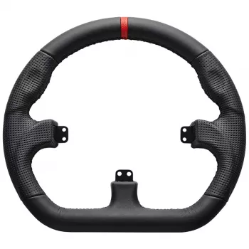 Asetek SimSports GT Stūre - Slēgts D, āda - melna