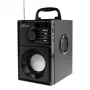 Bezvadu skaļrunis MEDIA-TECH MT3179, 20W (RMS 15W), Bluetooth 5.1, FM, MicroSD, USB, AUX, Li-Ion, 6 h, koka korpuss