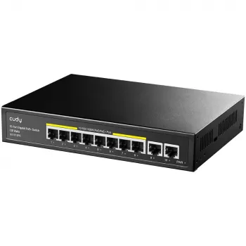 Cudy GS1010PE tīkla slēdzis Gigabit Ethernet 10 porti PoE Melns