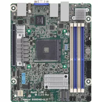 Mātesplate ASRock B550D4ID-2L2T AMD B550 Socket AM4 mini ITX