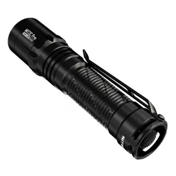 Rokas lukturītis Nitecore MT2C Pro, kompakts alumīnija LED, uzlādējams caur USB, 50 lm min, ūdensizturīgs 2 m, triecienizturīgs, 117.5 mm, 64 g, melns