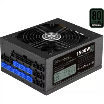 Silverstone SST-ST1500-TI v1.1 barošanas bloks 80 PLUS Titanium, modulārs - 1500 W
