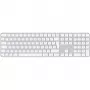 Apple Magic Keyboard ar Touch ID un ciparu bloku QWERTY dāņu balts