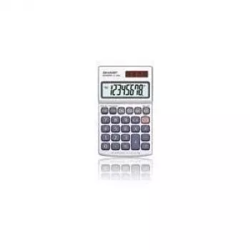 Sharp EL-250S kalkulators kabatas pamata sudraba