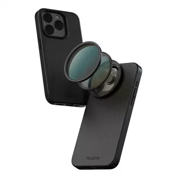 CPL filtrs Telesin P10-FLT-02 58mm iPhone 15 Pro/Pro Max