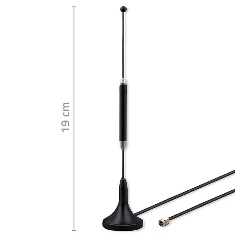 Ārējā 4G LTE antena QOLTEC 5 dBi 600–2700 MHz SMA savienotājs 3 m kabelis
