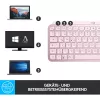 Logitech MX Keys Mini Minimālistiska bezvadu apgaismota tastatūra - ROZĀ - CENTRAL (DE)