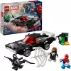 Būvēšanas komplekts LEGO Marvel Super Heroes Zirnekļcilvēks pret Venoma muskuļauto 76309 — 254 gabali, 3 minifigūras, vecums 7+