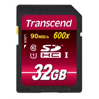 Atmiņas karte Transcend 32GB SDHC UHS-I 600x TS32GSDHC10U1