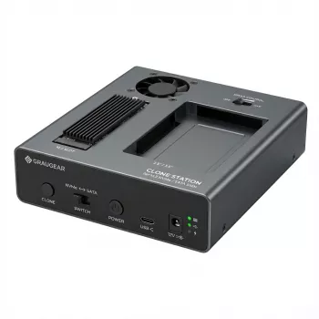 Doko stacija GrauGear G-M2ST235-CL M.2 NVMe/SATA SSD un 2.5/3.5 collu HDD