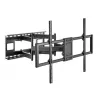 Gembird WM-120 sienas stiprinājums TV 60-120 collām, melns