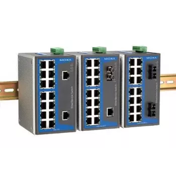 Moxa EDS-316-M-ST-T industriālais neuzraudzītais Ethernet slēdzis