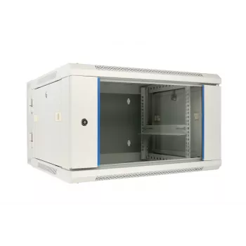 Extralink sienas skapis 6U 600x600 AZH pelēks, veramais tips