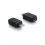 Adapteris USB micro-A+B sievišķais uz USB micro A vīrišķo DeLOCK 65032 Melns
