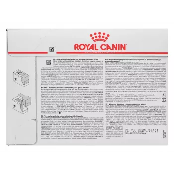 Slapjā kaķu barība Royal Canin Gastrointestinal Moderate Calorie 12 x 85 g maisiņi, pieaugušiem kaķiem, gaļas garša, 82.2% mitrums
