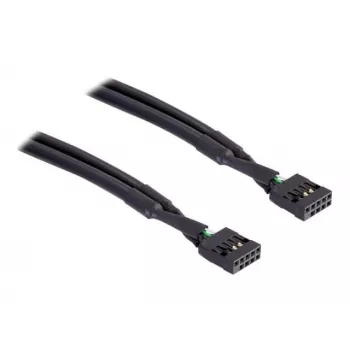 Iekšējais USB kabelis DeLOCK 82437 0.5 m, 10-pin sievišķais savienotājs