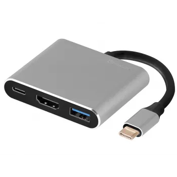 TRACER Adapter A-1 USB-C HDMI 4K USB 3.0 PD 100W