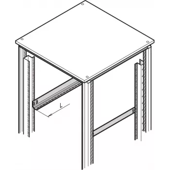 SCHROFF slīdnes 25 kg - slīdņu komplekts 800T 10 gab. (21127198)