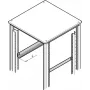 SCHROFF slīdnes 25 kg - slīdņu komplekts 800T 10 gab. (21127198)