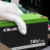 Qoltec 53076 AGM akumulators | 12V | 7Ah | Drošības sistēmām