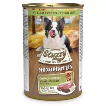 STUZZY Monoproteīna Teļa gaļa - slapjā suņu barība - 400 g