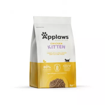 Sausā kaķu barība Applaws Kitten Chicken 2 kg — kaķēniem, vistas gaļa, bez graudiem