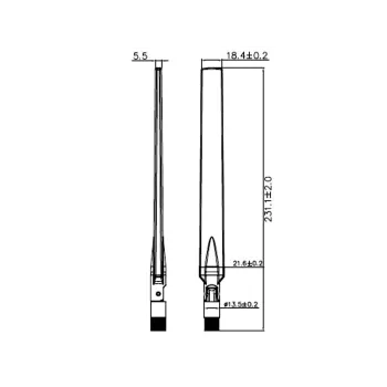 Omnivirziena antena DeLOCK 88899