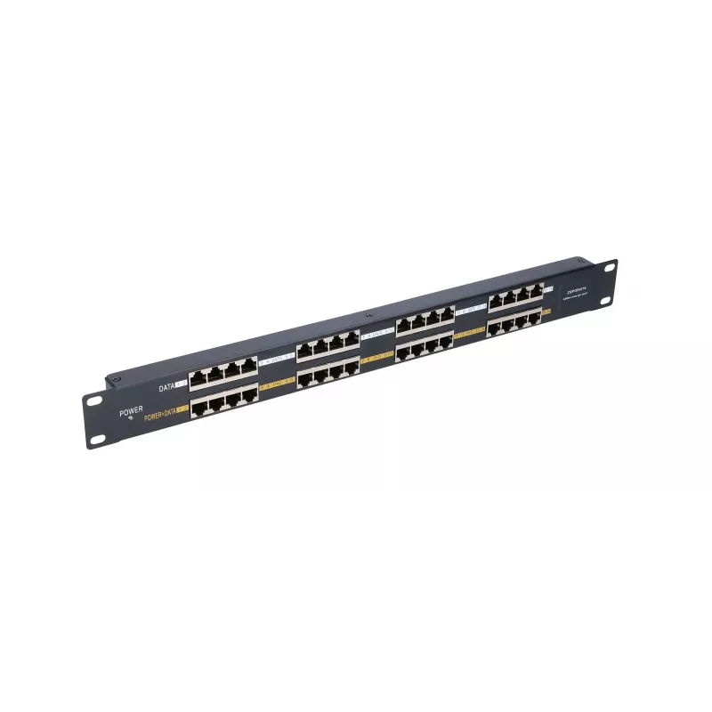 Extralink PoE Injector 16 Portu 16x 100Mb/s RJ45, Rackmount