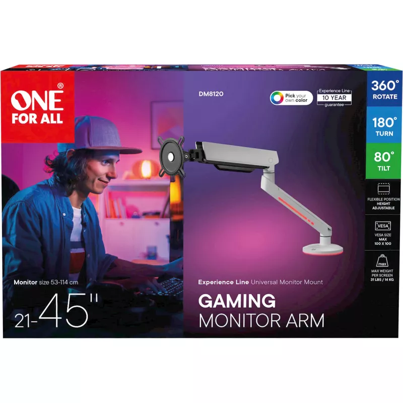 One For All DM8120 Experience-line VESA stiprinājuma komplekts LCD displejam 21-45 inch RGB