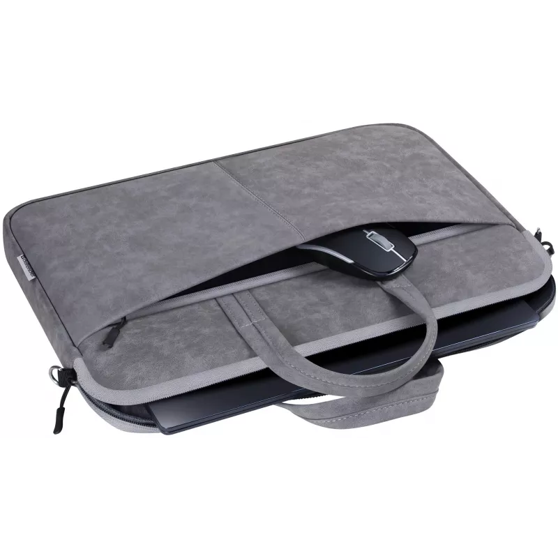 DEFENDER Solid 15.6 inch toploader soma no poliuretāna, pelēka