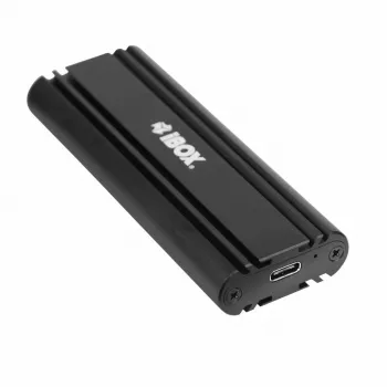 Ārējais SSD korpuss IBOX HD-07 1x M.2, USB 3.2 Gen 2 (10 Gbit/s), USB-C, melns