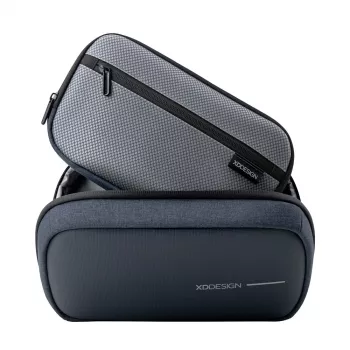 Kosmētikas soma XDDESIGN First-Class All-in-One Travel Organiser P706.3425, granāta krāsa, rāvējslēdzējs, 380 g, 17×27.5 cm ārējā kaste