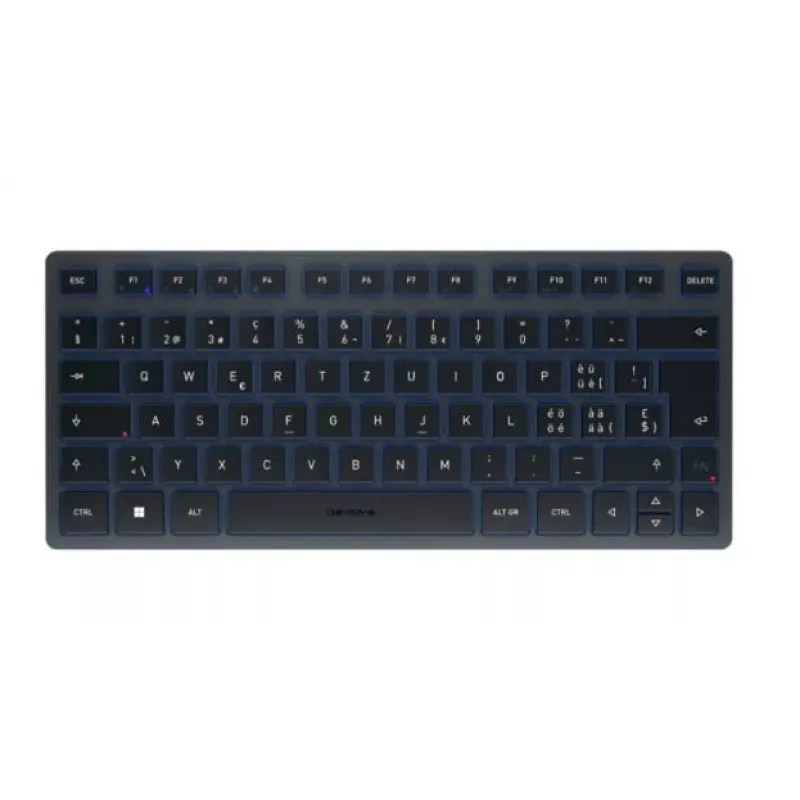 Bluetooth tastatūra CHERRY KW 7100 MINI BT QWERTZ Šveices zila bezvadu