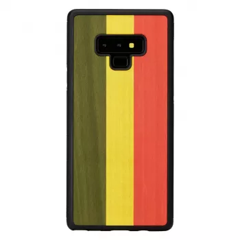 Mobilā telefona maciņš koks un polikarbonāts Samsung Galaxy Note 9 — Reggae Black aizsargmaciņš