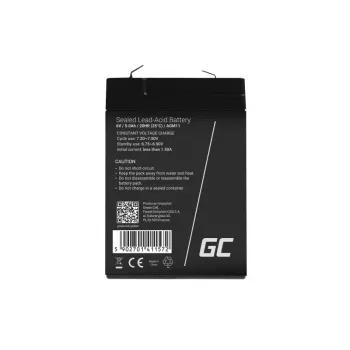 Green Cell AGM11 UPS akumulators 6 V 5 Ah (AGM, VRLA) 70×100×47 mm, 780 g